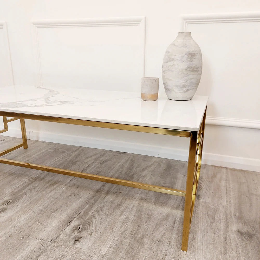 The Monroe Gold Coffee Table