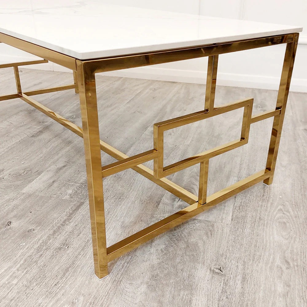 The Monroe Gold Coffee Table