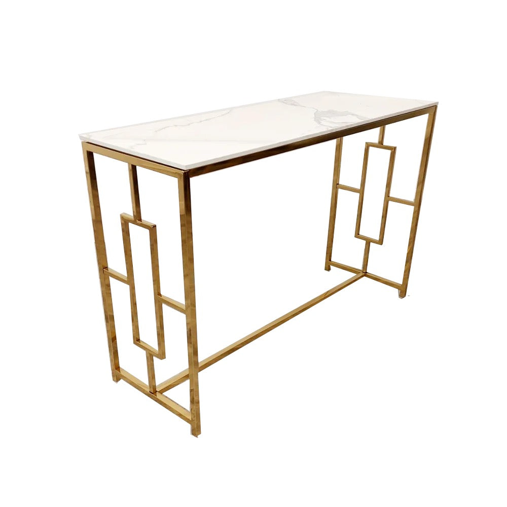 The Monroe Gold Console Table