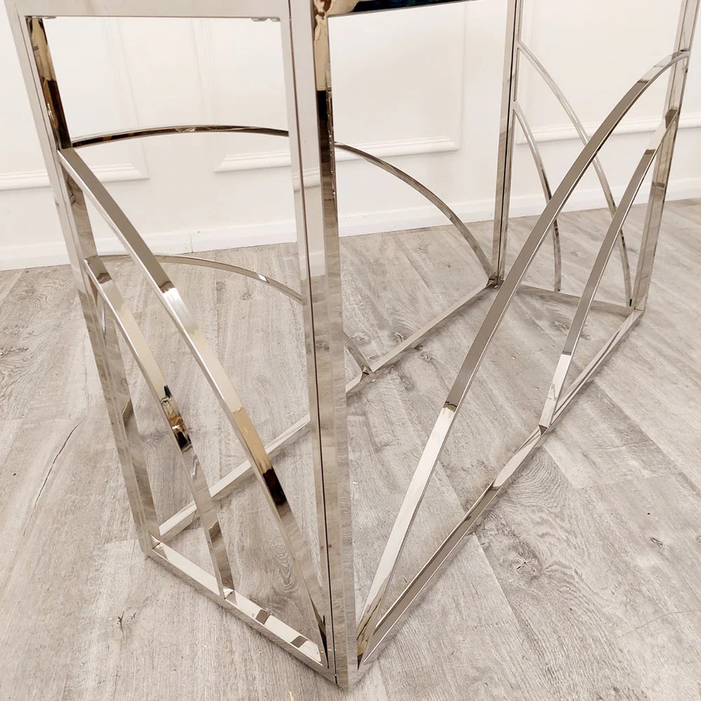 Orion Silver Console Table