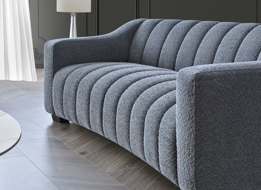 The Hudson Iron Boucle 3-Seater Sofa