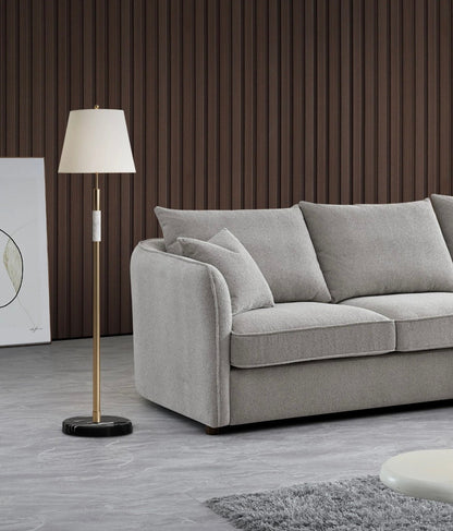 Aluxo Rubin – Corner Chaise in Pebble Bouclé