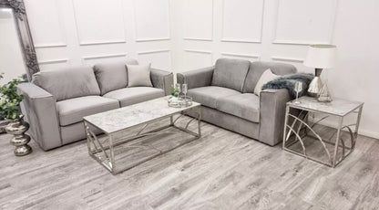 Hudson 3 & 2 Seater Sofa Set – Fixed Full Back