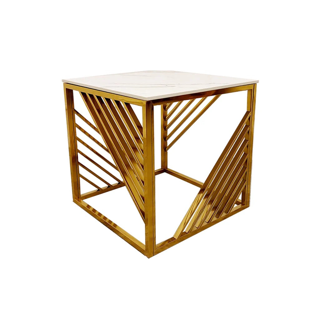 The Astoria Gold Side Table