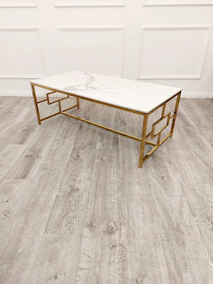 The Monroe Gold Coffee Table