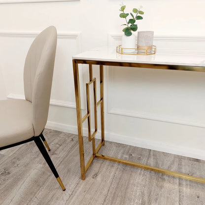 The Monroe Gold Console Table