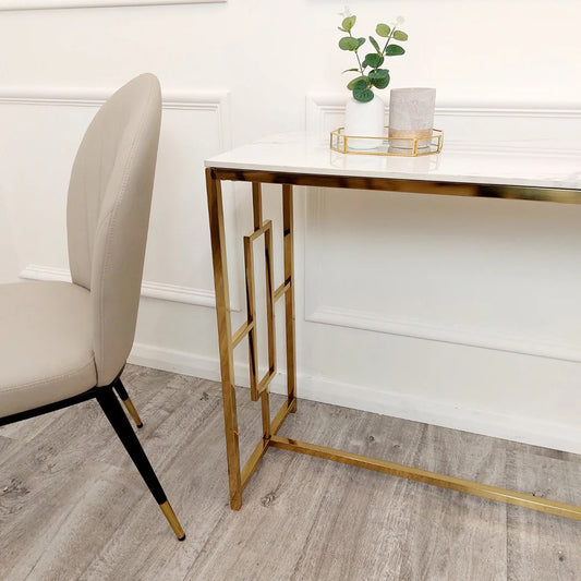 The Monroe Gold Console Table