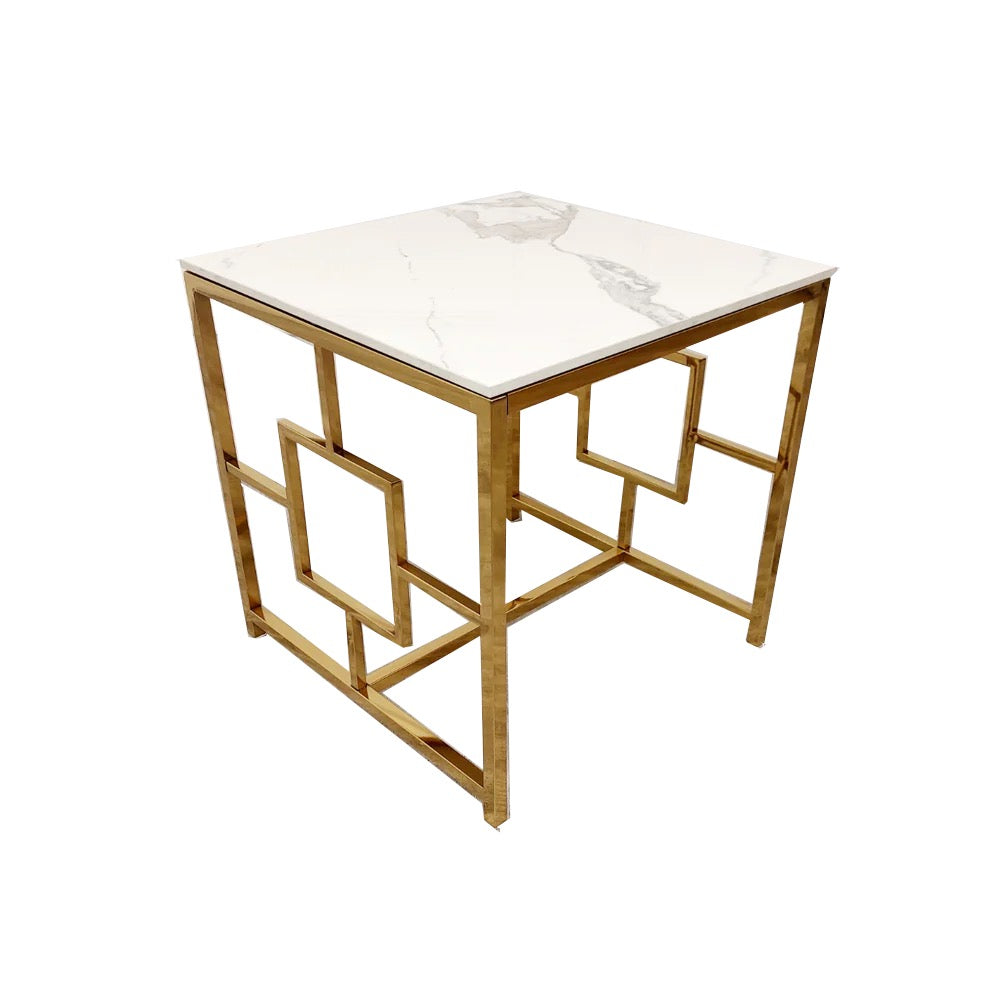 The Monroe Gold Side Table