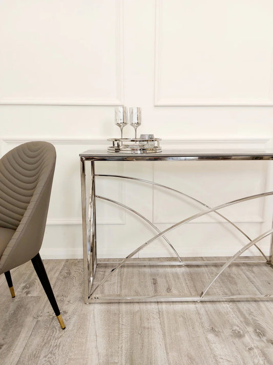 Orion Silver Console Table