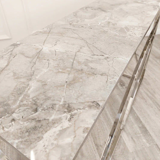 Orion Silver Console Table