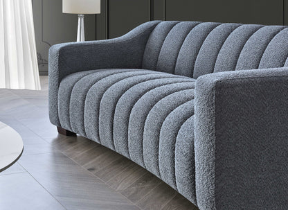 The Hudson Iron Boucle 3-Seater Sofa